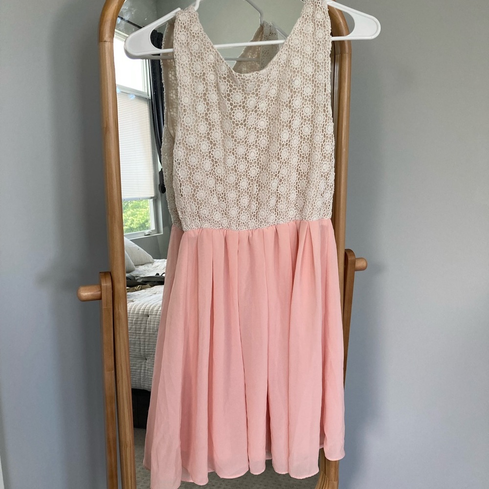 Miami lace embroidered top dress